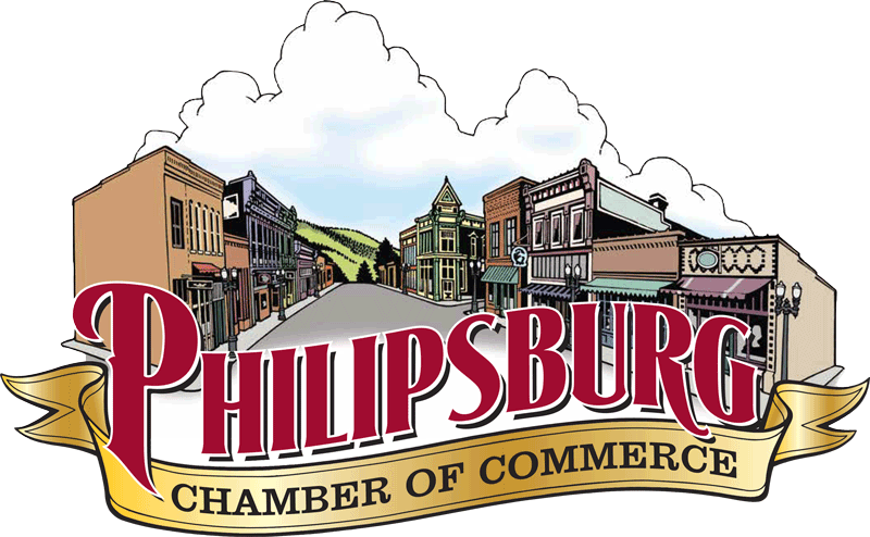 The logo for the Philipsburg Chamber of Commerce.
